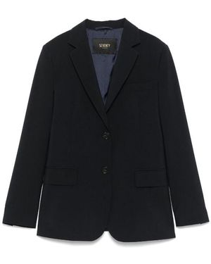 Seventy Wool Blend Elegant Jacket - Black