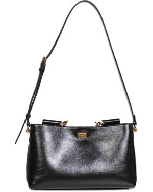 Dolce & Gabbana Dolce & Gabbana Vittoria Medium Handbag - Black