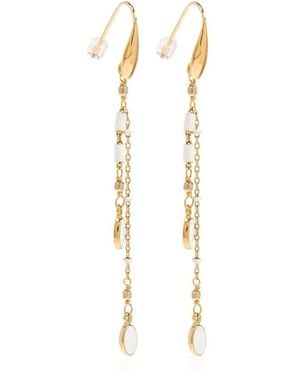 Isabel Marant Casablanca Pendant Earrings With Tassels - White