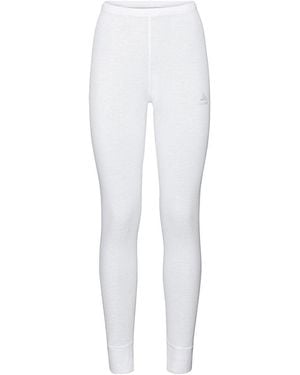 Odlo Polyester Long Pants - White