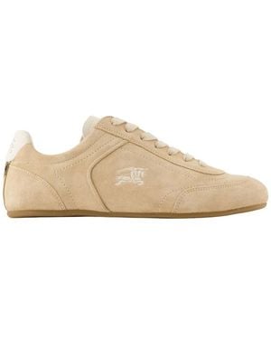 Burberry Knight Runner Trainers - Natural