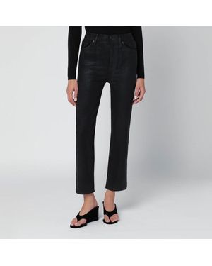 FRAME Le Sleek Straight Trousers - Black