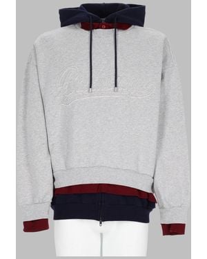 Balenciaga Felpa Multistrato - Grey