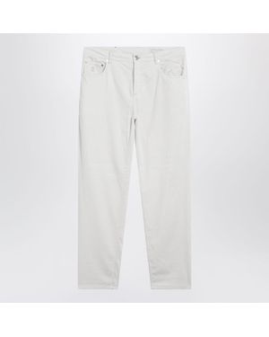 Brunello Cucinelli Icecoloured Corduroy Trousers - White