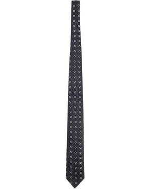 BOSS Silk Blend Tie - White