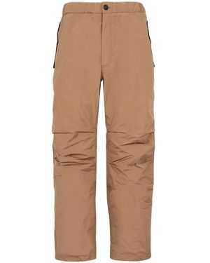 Ferragamo Techno Nylon Track Pants - Natural