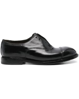 Premiata Horse Leather Derby Shoes - Black