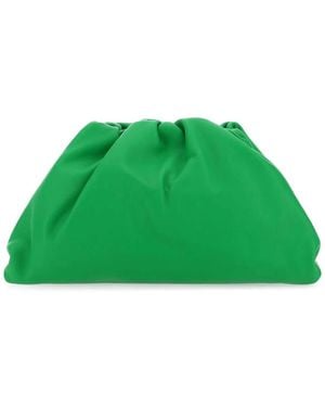 Bottega Veneta Grass Nappa Leather Teen Pouch Clutch - Green