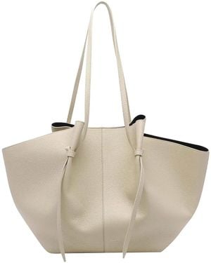 Yuzefi Xl Angora Mochi Shoulder Bag - Natural