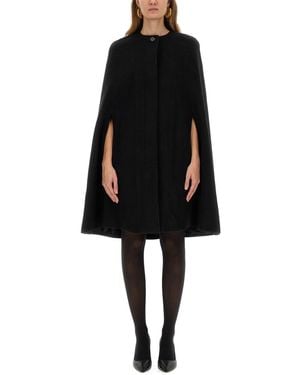 Nina Ricci Wool Cape - Black
