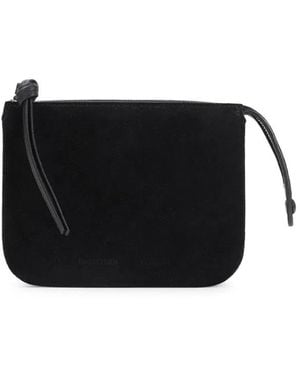 Phoebe Philo Suede Pocket Gig - Black