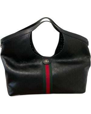 Gucci Giglio Large Tote Bag - Black