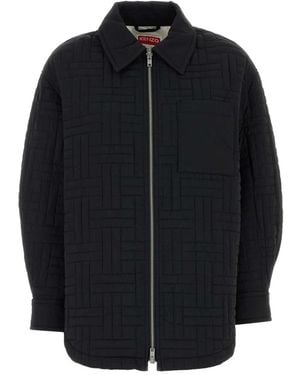 KENZO Nylon Oversize Jacket - Black