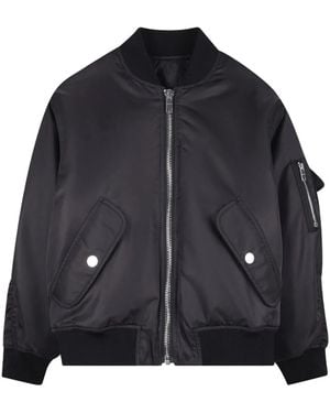 Givenchy Bomber Con Stampa Logo - Black