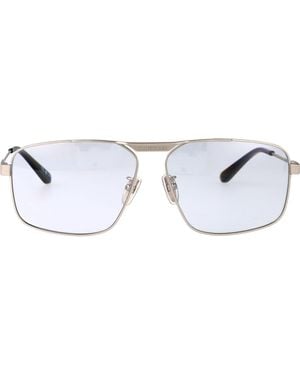 Balenciaga Metal Sunglasses - Blue