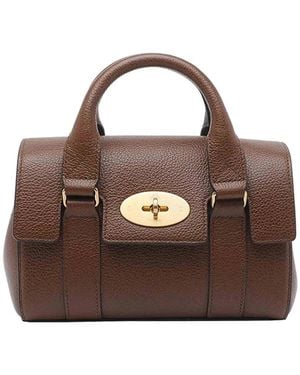 Mulberry Mini Heritage Bayswater Crossbody Bag - Brown