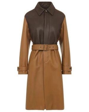 Loewe Lambskin Coat - Brown