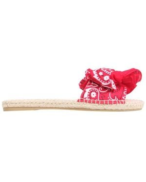 Manebí Manebi Low Sandals With Bandana Bow - Pink