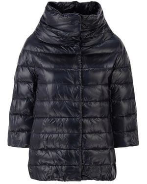 Herno Aminta Nylon Cape - Blue
