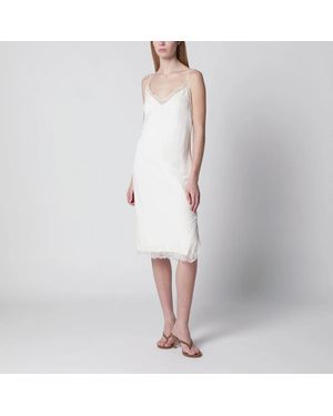 Rohe Silk And Lace Slip Dress - White