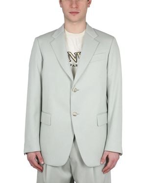 Lanvin Single-Breasted Boxy Jacket - Gray