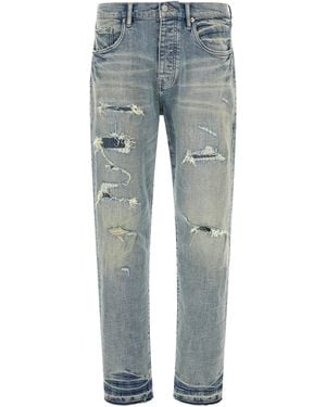 Purple 'P005' Jeans - Blue