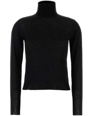 Golden Goose Worn Effect Wool Jumper - Black