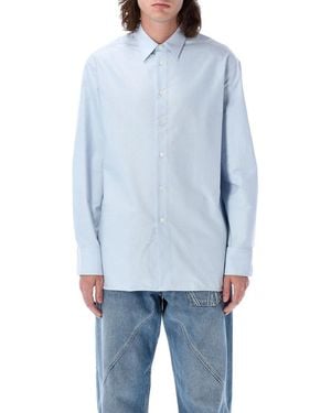 JW Anderson Light Cotton Oxford Shirt - Blue