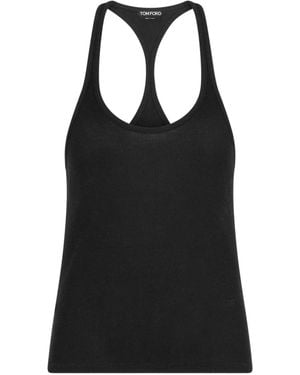 Tom Ford Tops With Logo - Black