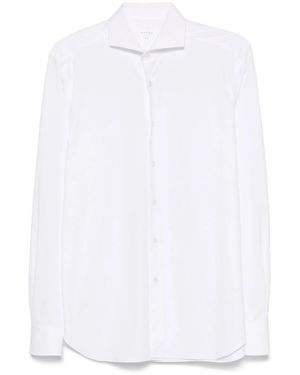 Xacus Stretch Twill Shirt - White