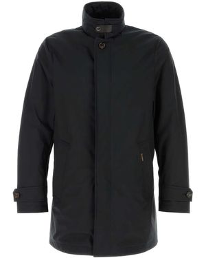 Moorer Trench Coat - Black