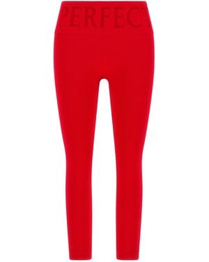 Perfect Moment High Waist Leggings - Red