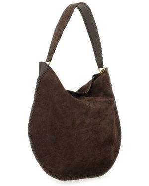 Isabel Marant Oskan Hobo Soft - Brown