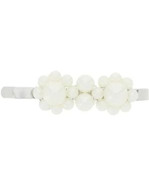 Simone Rocha Mini Flower Hair Clips - Natural