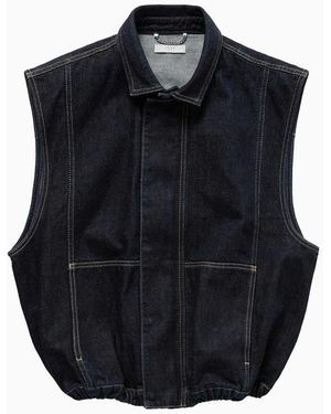 1989 STUDIO Denim Vest Dark - Black