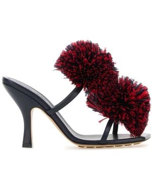Bottega Veneta Leather Adam Mules - Multicolour