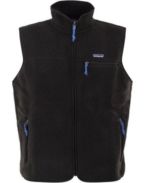 Patagonia Retro Pile Fleece Vest - Black