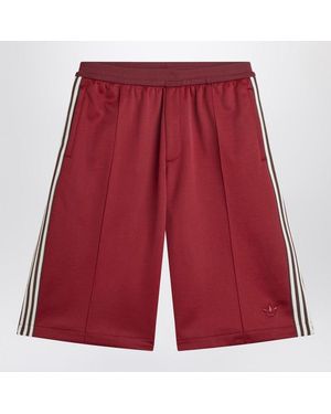 Adidas by Wales Bonner Bordeaux Bermuda Shorts - Red