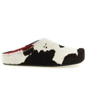 Marni 'Fussbett' Sabots - Black
