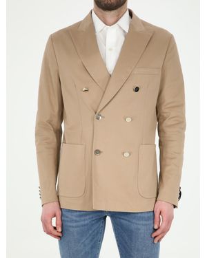 Tonello Beige Cotton Jacket - Natural