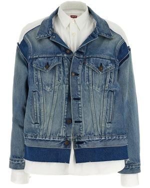 Junya Watanabe X Levi's Shirt Denim Jacket - Blue