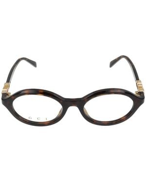 Gucci Eyeglasses Gg2153O 002 Havana Havana Transpa/19/140 - Black