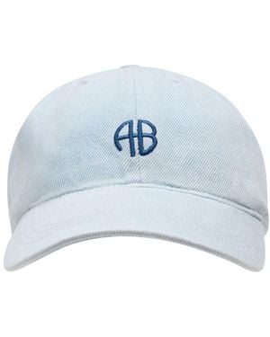 Anine Bing Jeremy Baseball Cap, Cotton - Blue