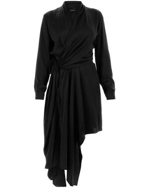 Balenciaga Satin Dress - Black