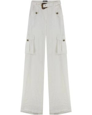 Versace Jeans Couture Cargo Pants - White