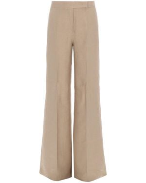 Max Mara Pantalone Sartoriale "Big" - Natural