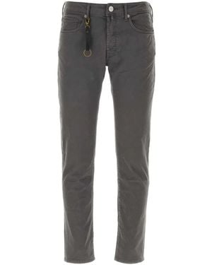 Incotex Dark Stretch Cotton Pant - Grey