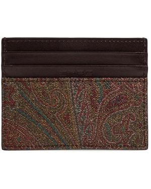 Etro Arnica Card Holder - Brown