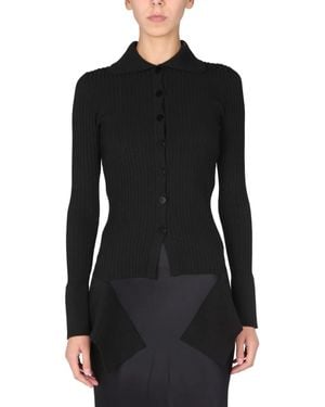ANDREADAMO Andreadamo Cardigan With Cut Out Details - Black