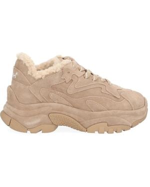 Ash "Addict Bis Fur" Trainer - Natural